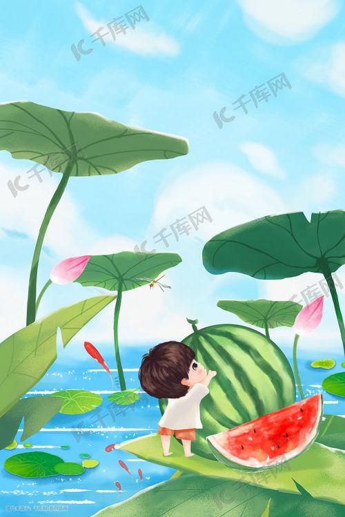 吃瓜图片画画,一场视觉盛宴的吃瓜之旅